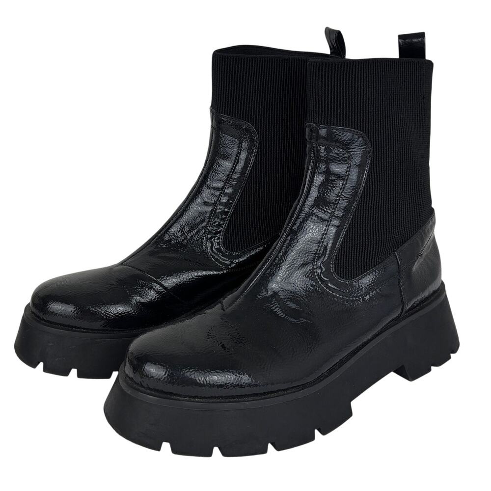 Circus Sam Edelman Leslie Platform Lug Sole Boots 9.5 goth punk grunge